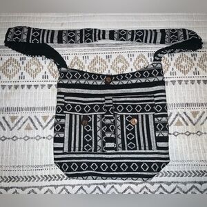 Bohemian Patterned Woven Women's Bag